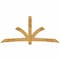 Ekena Millwork Davenport Rough Sawn Timber Gable Bracket, Western Red Cedar, 108"W x 49"H x 6"D x 6"F, 11/12 Pitch GBW108X49X0606DAV00RWR - alternate 1